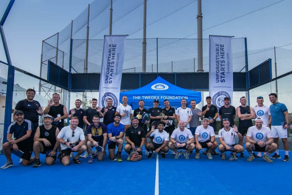 The Twedex Foundation hosted its inaugural in person event earlier this month with a padel tournament at Emirates Golf Club.